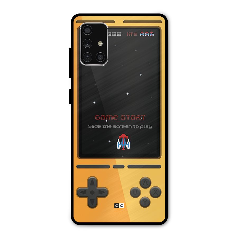 Retro Gamepad Metal Back Case for Galaxy A71