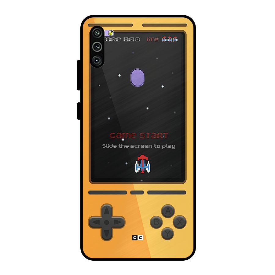 Retro Gamepad Metal Back Case for Galaxy M11