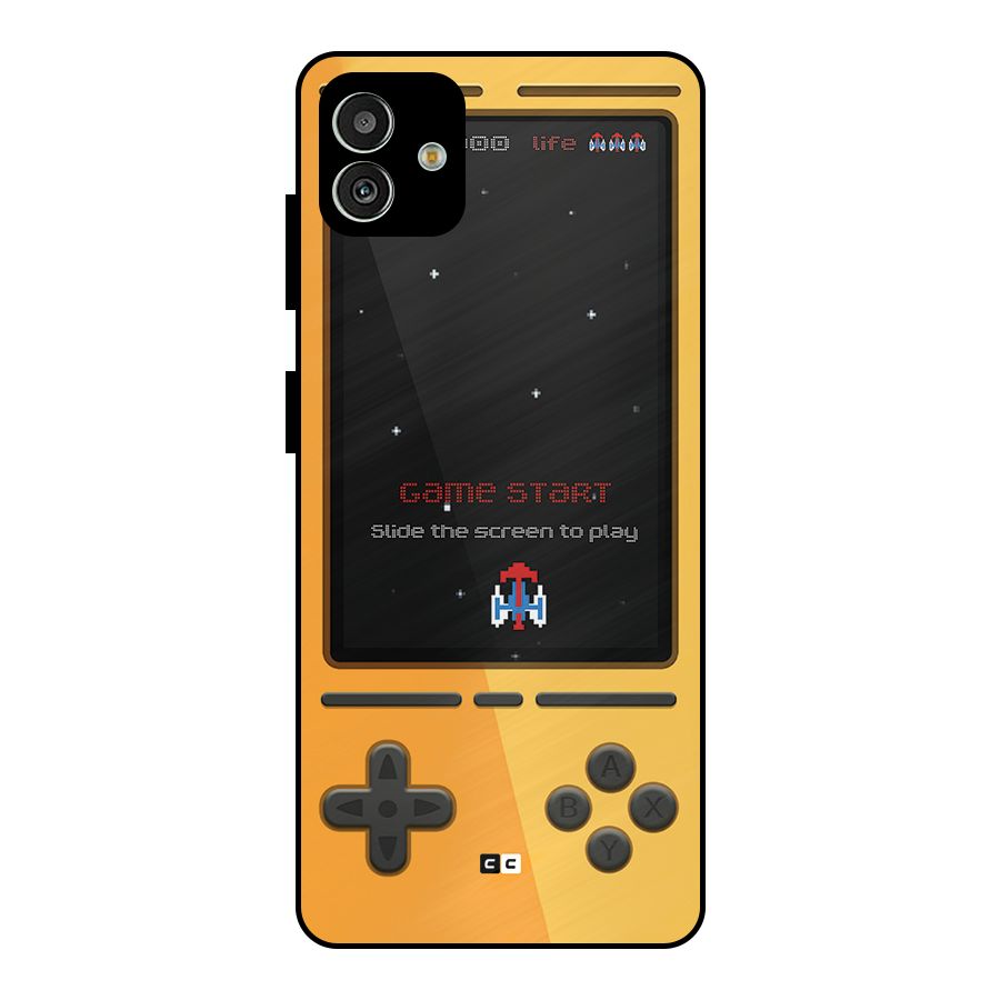 Retro Gamepad Metal Back Case for Galaxy M13 5G