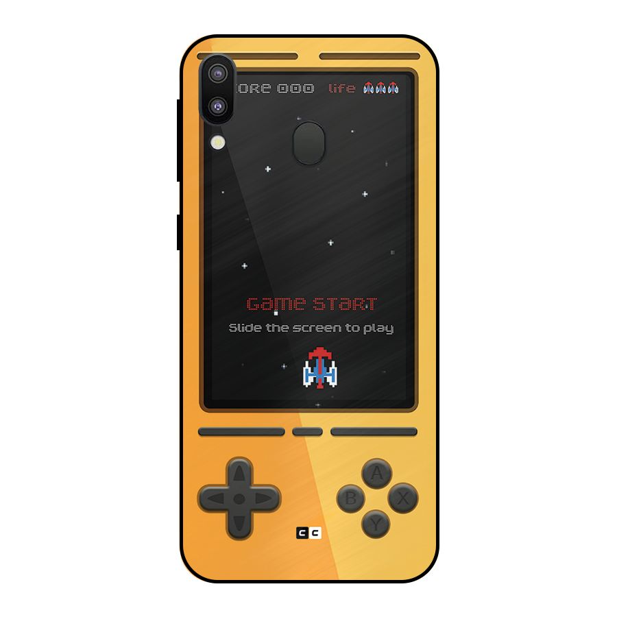 Retro Gamepad Metal Back Case for Galaxy M20