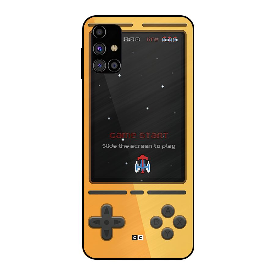 Retro Gamepad Metal Back Case for Galaxy M31s