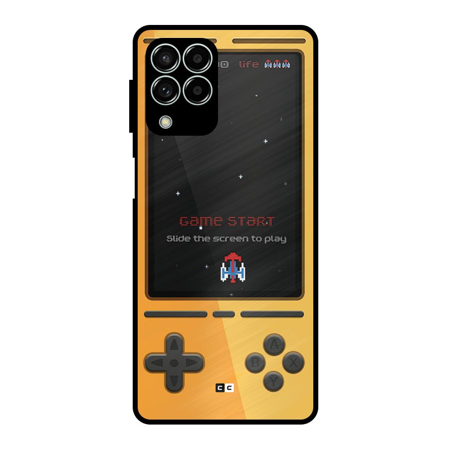 Retro Gamepad Metal Back Case for Galaxy M33