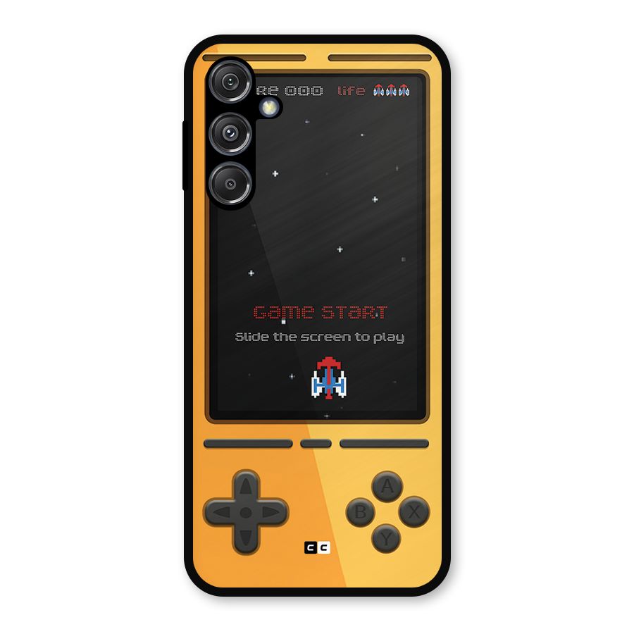 Retro Gamepad Metal Back Case for Galaxy M34 5G