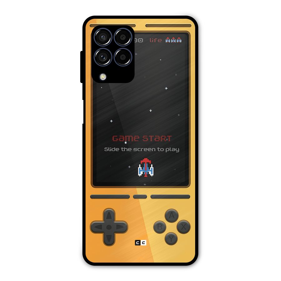 Retro Gamepad Metal Back Case for Galaxy M53 5G