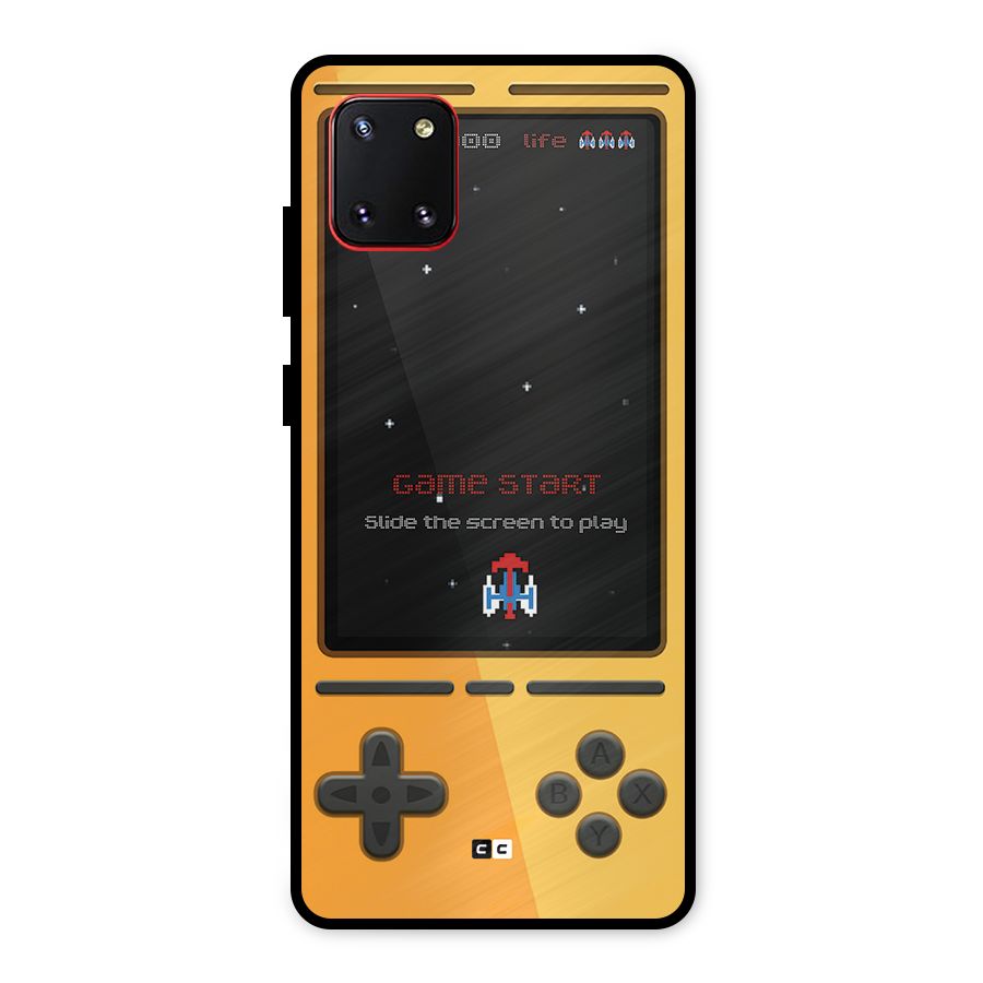 Retro Gamepad Metal Back Case for Galaxy Note 10 Lite