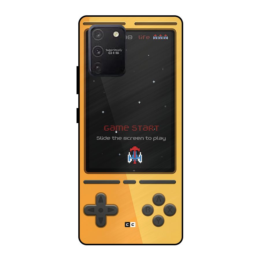 Retro Gamepad Metal Back Case for Galaxy S10 Lite