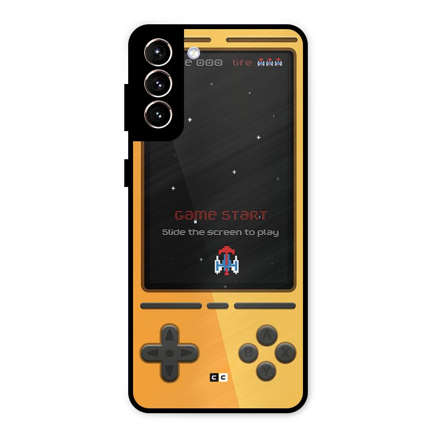 Retro Gamepad Metal Back Case for Galaxy S21 Plus