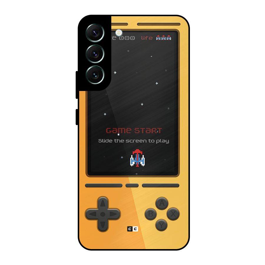 Retro Gamepad Metal Back Case for Galaxy S22 Plus 5G