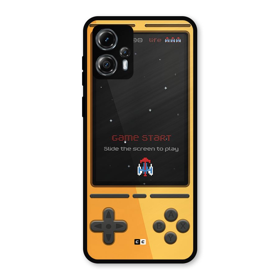 Retro Gamepad Metal Back Case for Moto G13