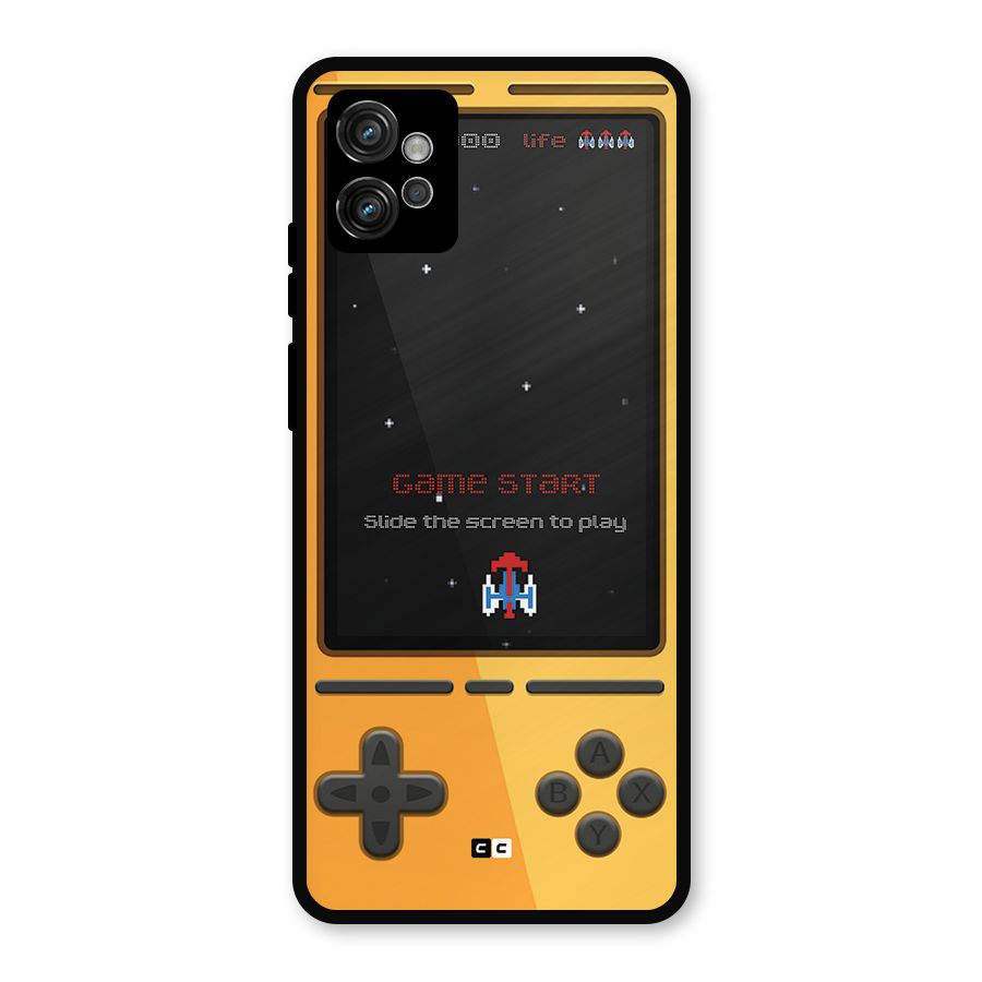 Retro Gamepad Metal Back Case for Moto G32