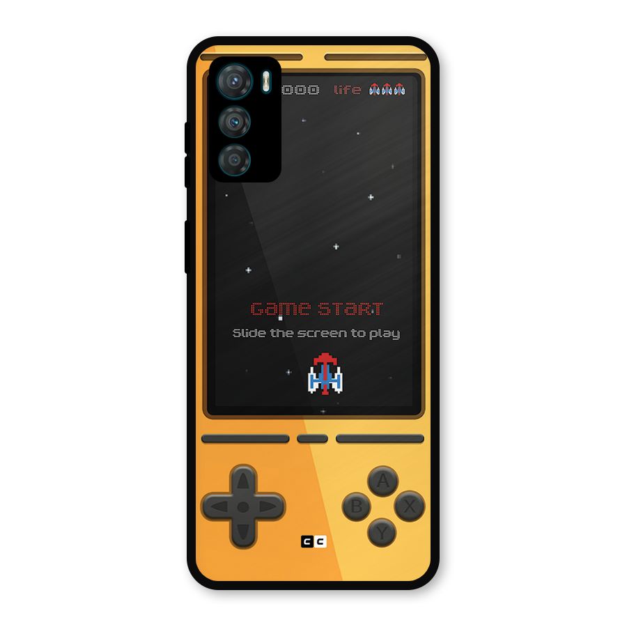 Retro Gamepad Metal Back Case for Moto G42