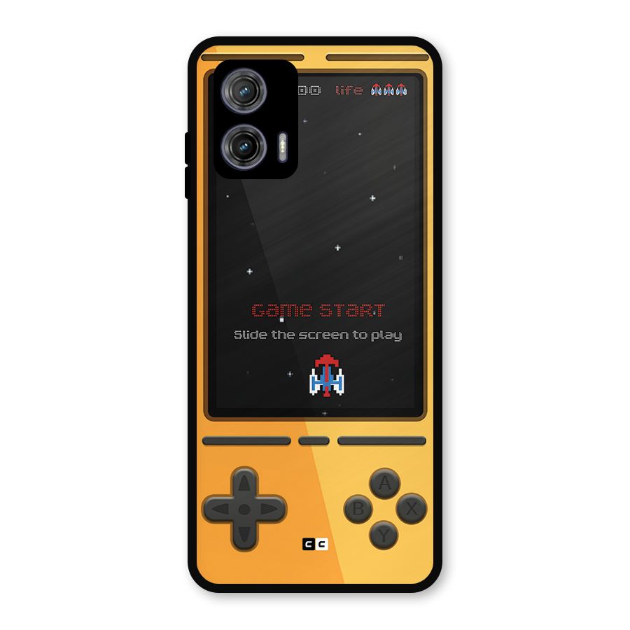 Retro Gamepad Metal Back Case for Moto G73