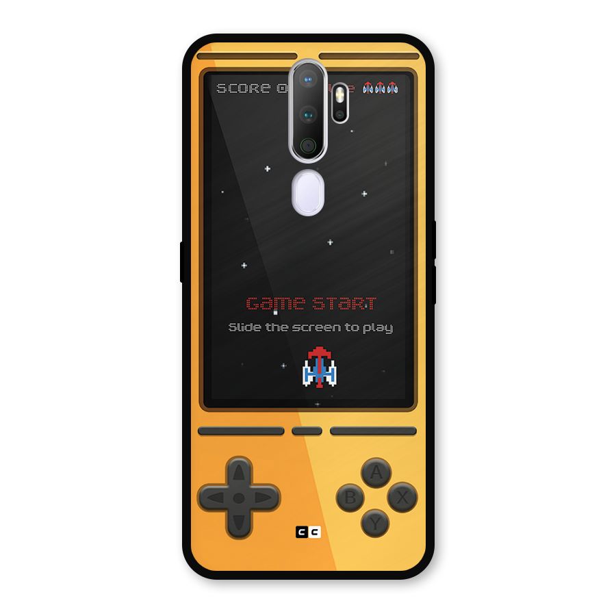 Retro Gamepad Metal Back Case for Oppo A5 (2020)