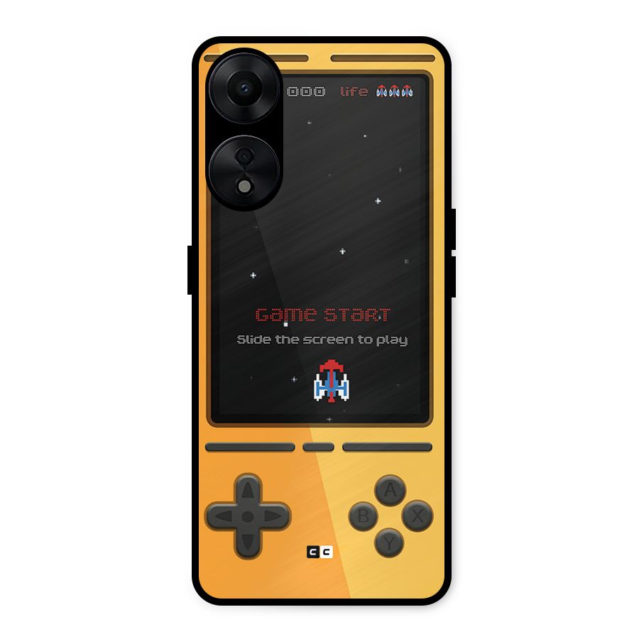 Retro Gamepad Metal Back Case for Oppo A78 5G