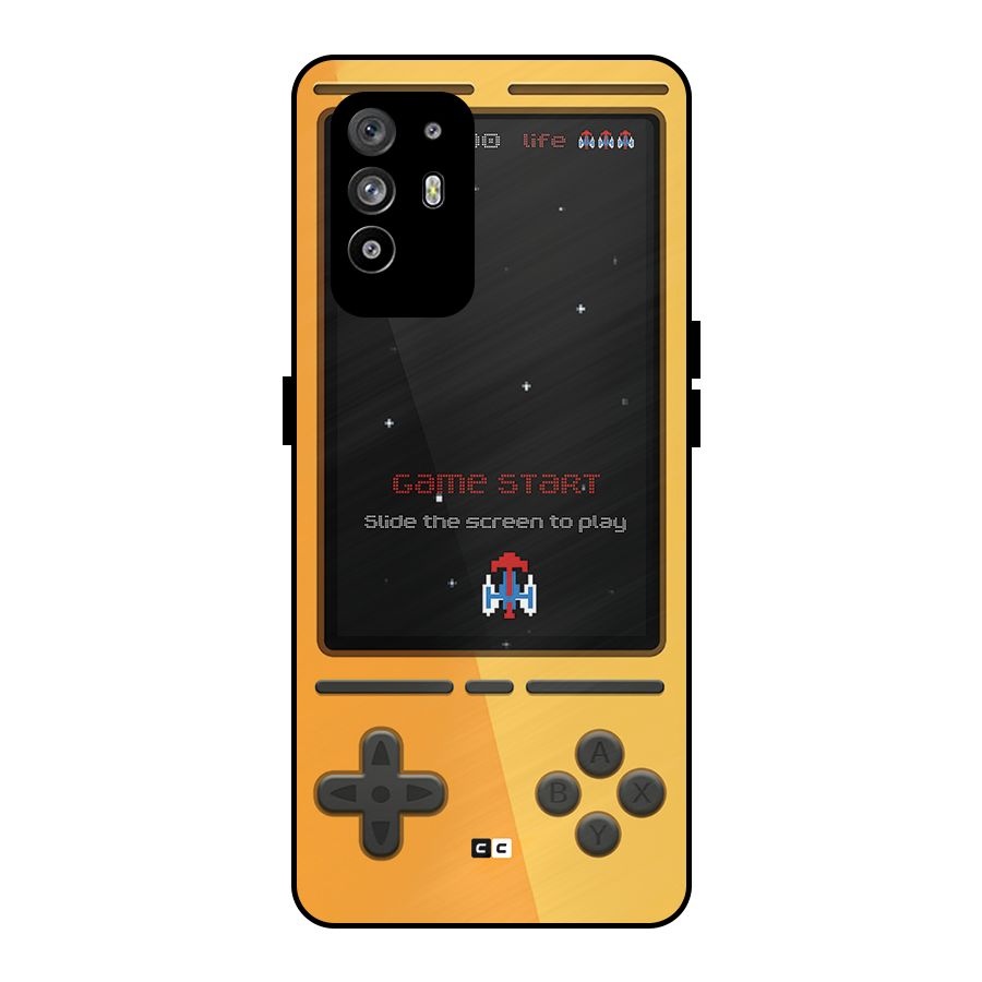 Retro Gamepad Metal Back Case for Oppo F19 Pro Plus 5G