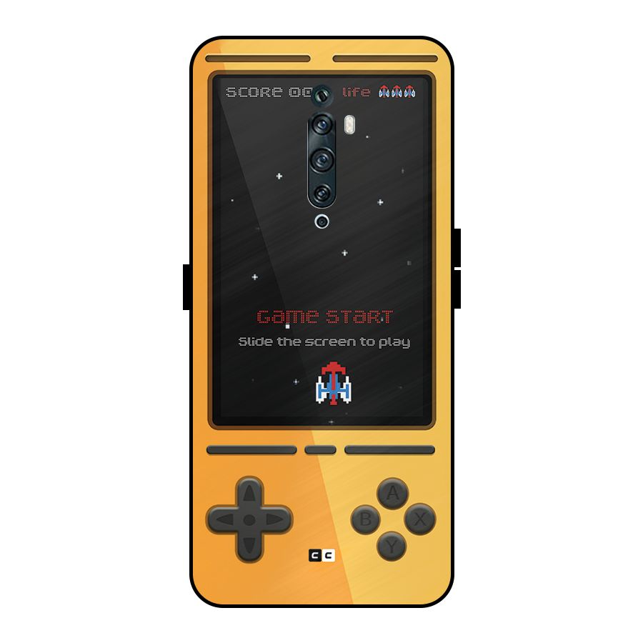 Retro Gamepad Metal Back Case for Oppo Reno2 Z