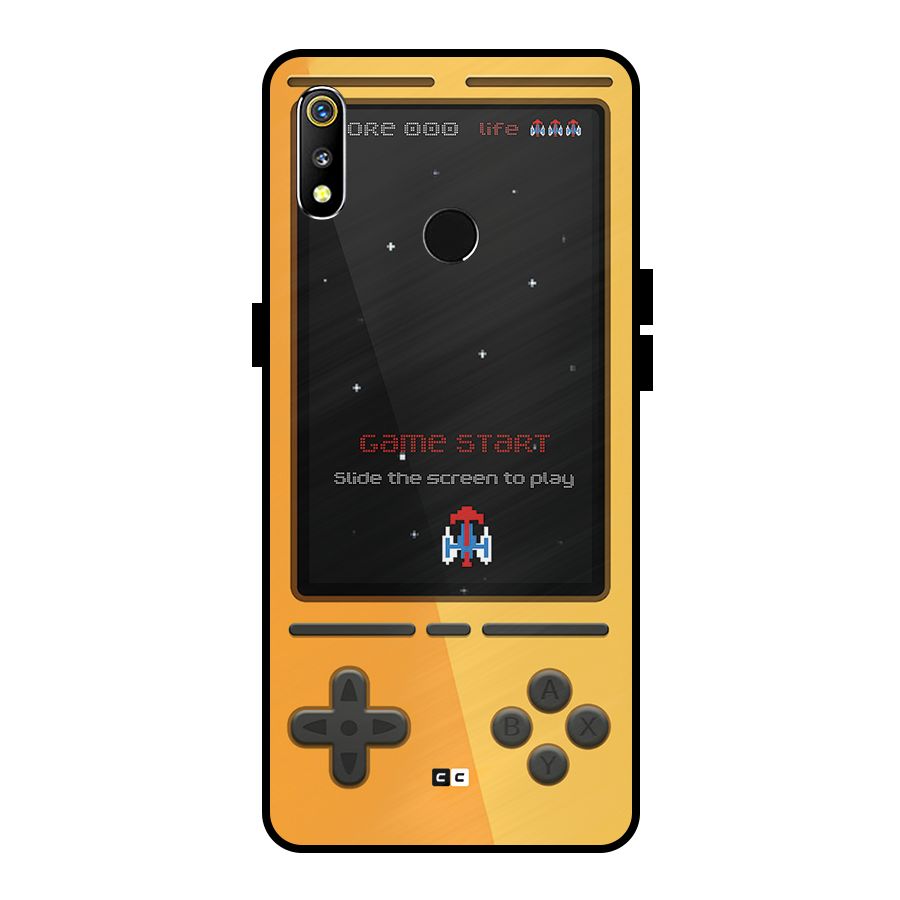 Retro Gamepad Metal Back Case for Realme 3i