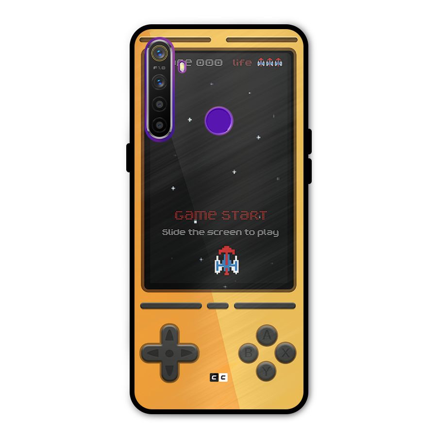 Retro Gamepad Metal Back Case for Realme 5