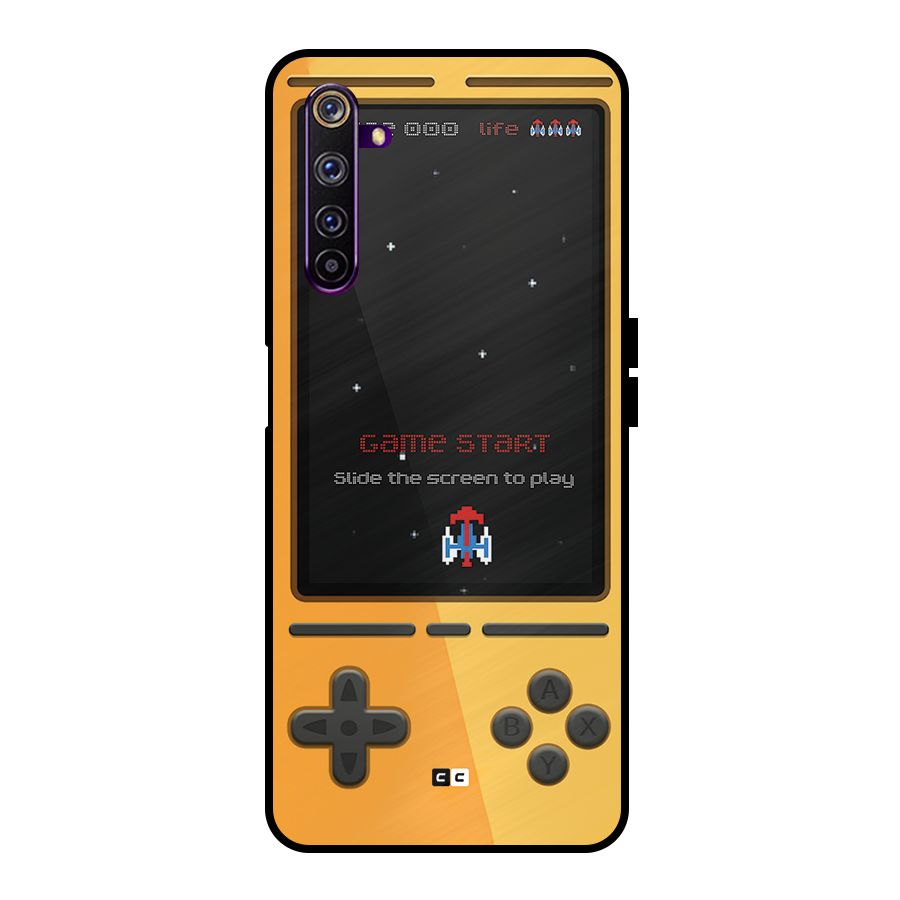 Retro Gamepad Metal Back Case for Realme 6 Pro
