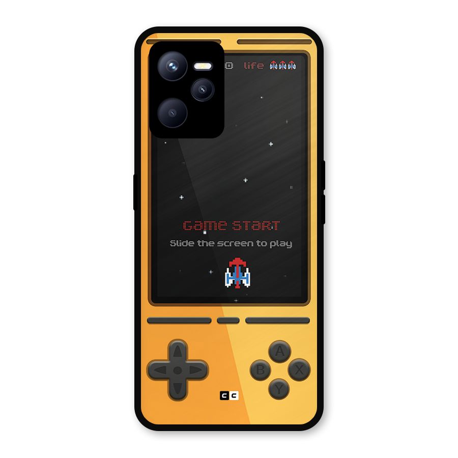 Retro Gamepad Metal Back Case for Realme C35