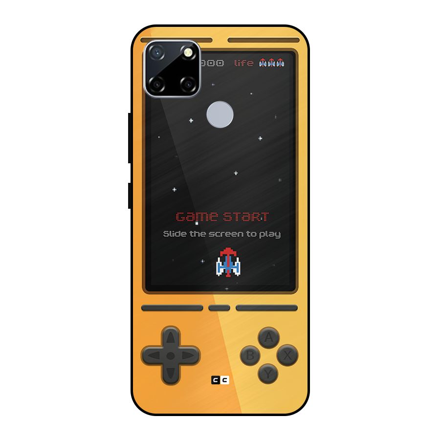Retro Gamepad Metal Back Case for Realme Narzo 30A
