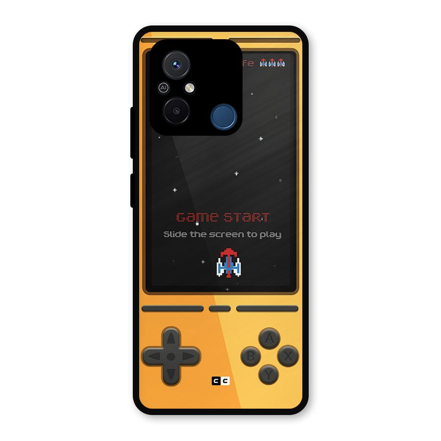 Retro Gamepad Metal Back Case for Redmi 12C
