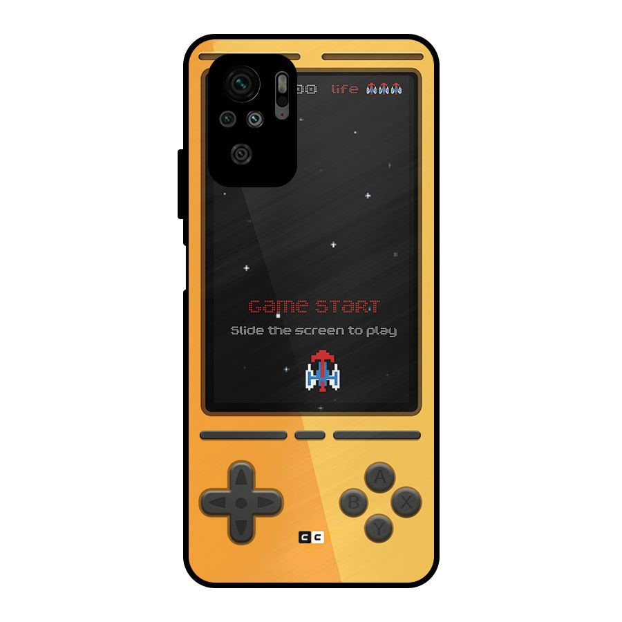 Retro Gamepad Metal Back Case for Redmi Note 10