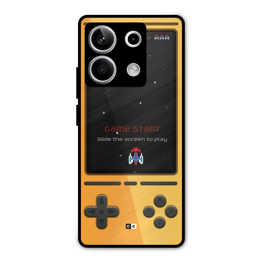 Retro Gamepad Metal Back Case for Redmi Note 13 5G