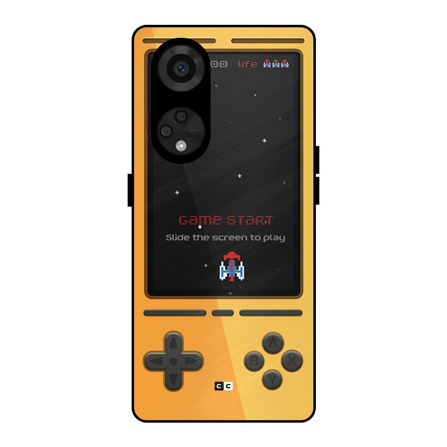 Retro Gamepad Metal Back Case for Reno8 T 5G