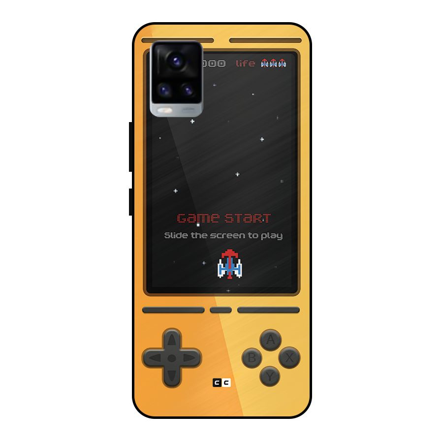 Retro Gamepad Metal Back Case for Vivo V20 2021