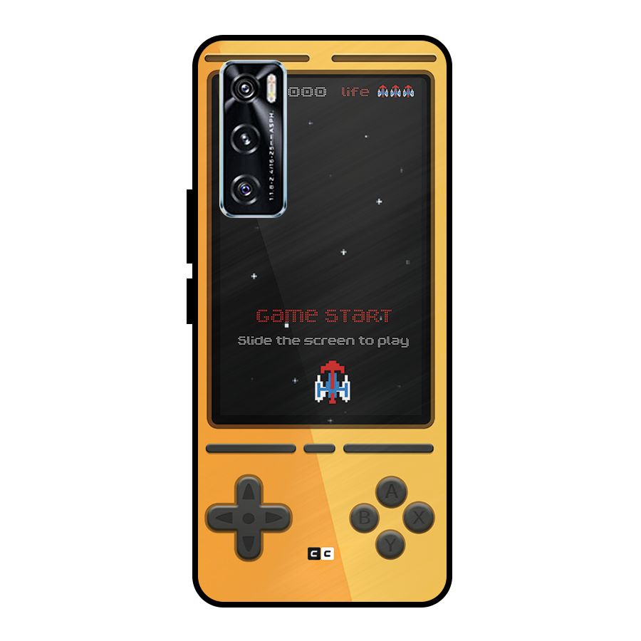 Retro Gamepad Metal Back Case for Vivo V20 SE