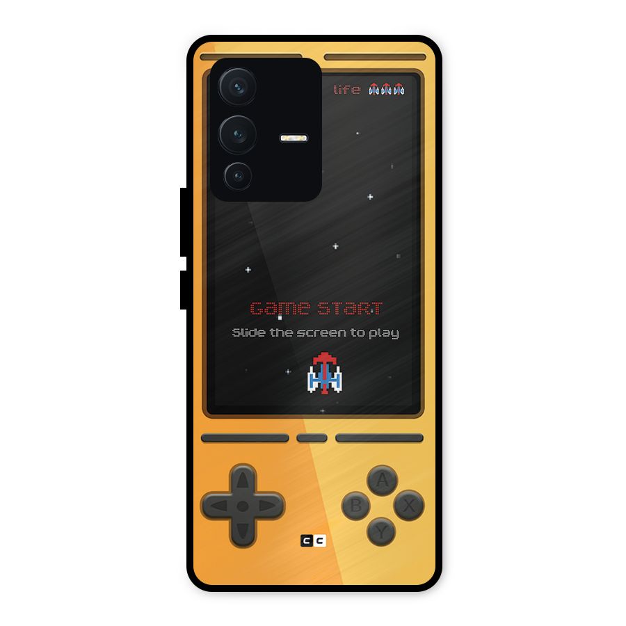 Retro Gamepad Metal Back Case for Vivo V23 5G