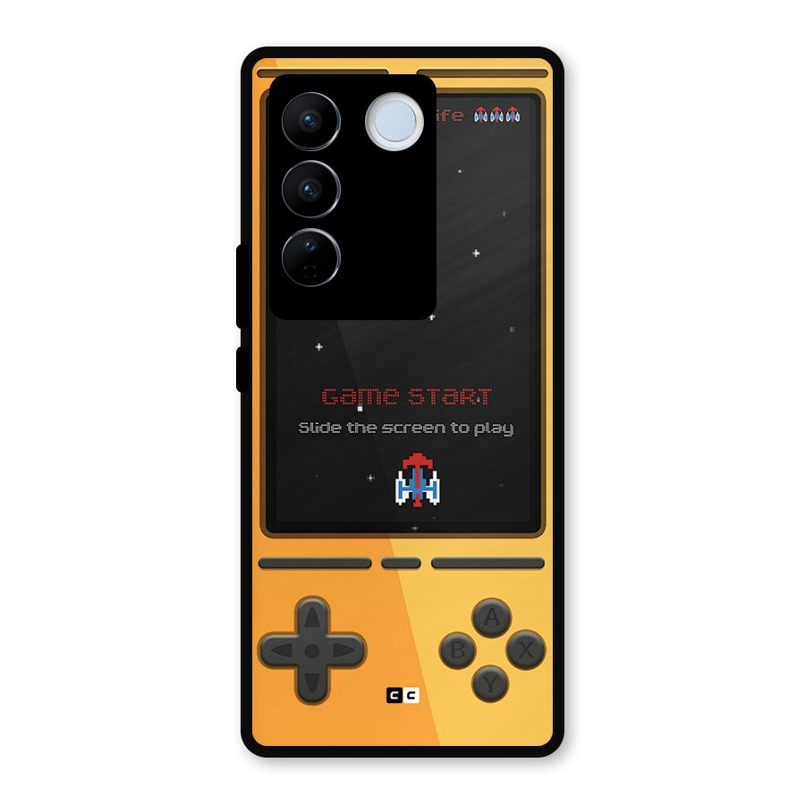 Retro Gamepad Metal Back Case for Vivo V27