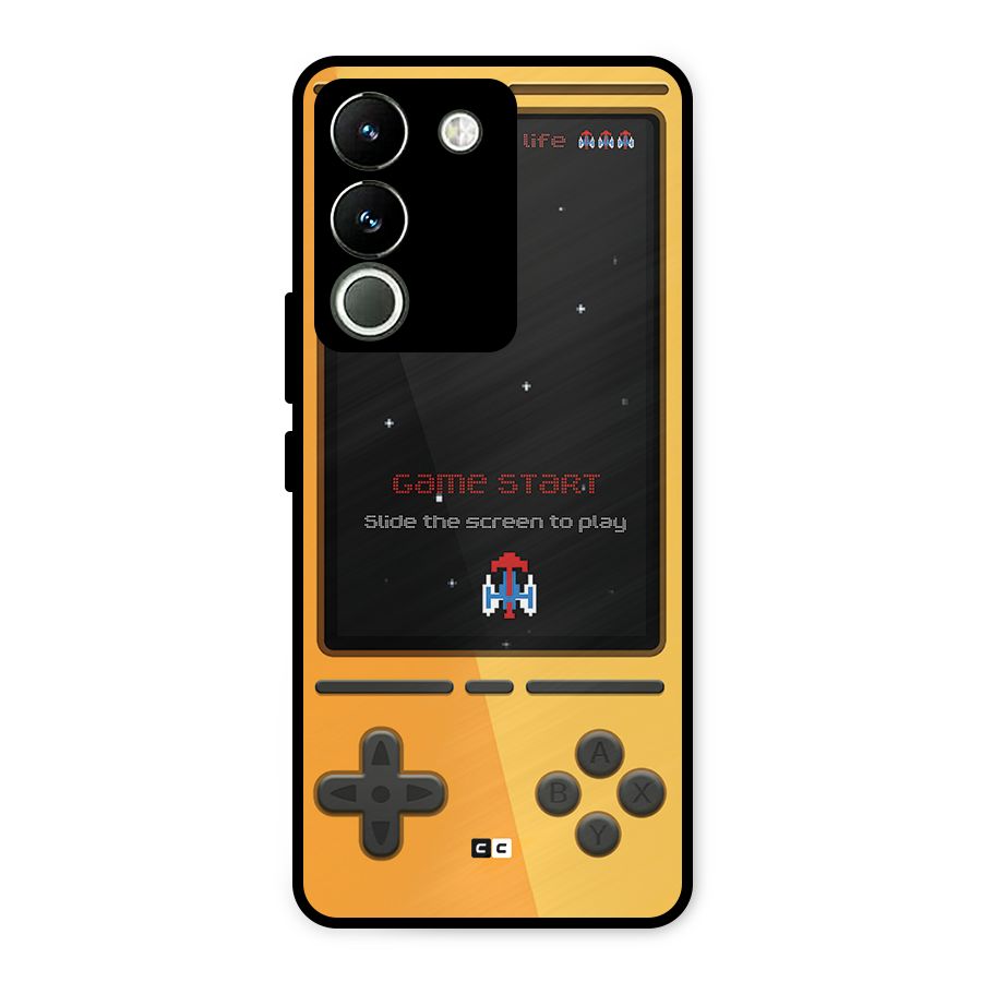 Retro Gamepad Metal Back Case for Vivo Y200