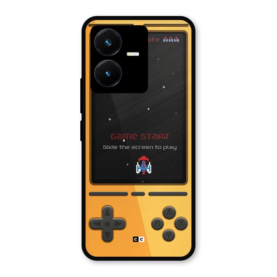 Retro Gamepad Metal Back Case for Vivo Y22