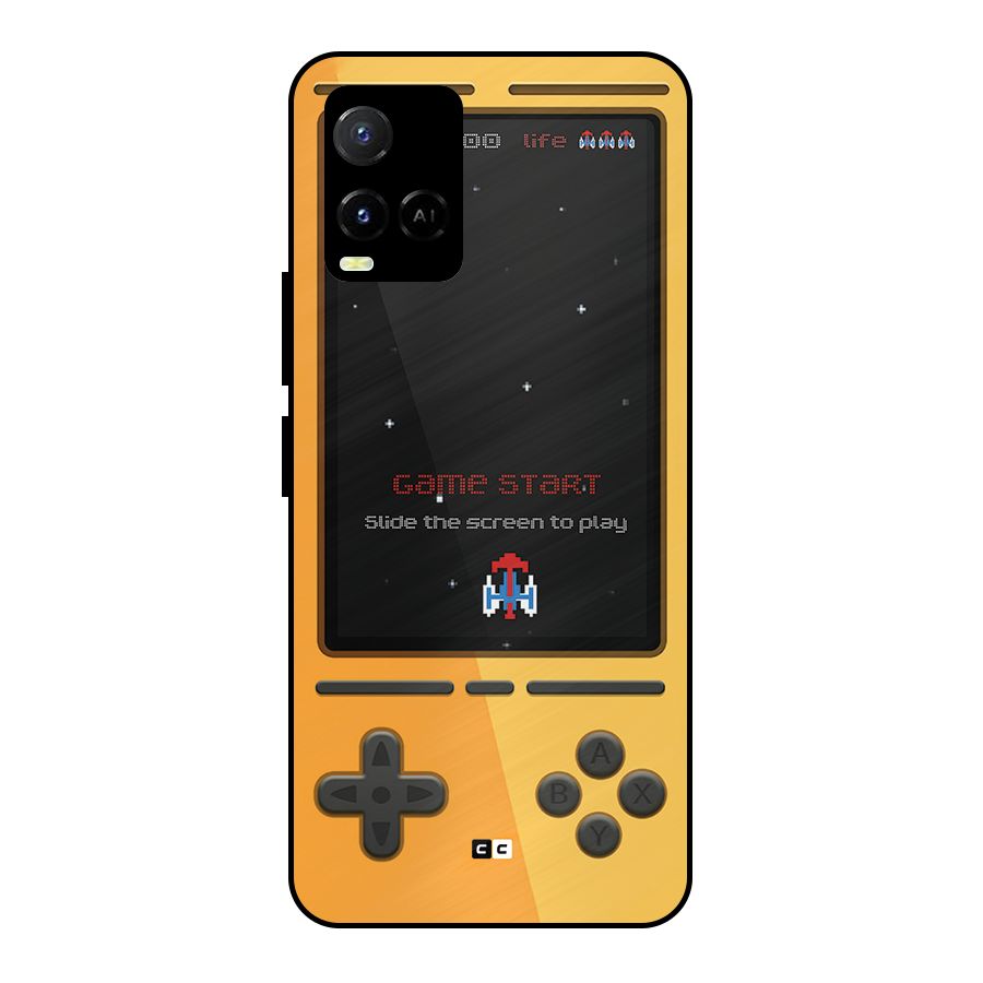 Retro Gamepad Metal Back Case for Vivo Y33s