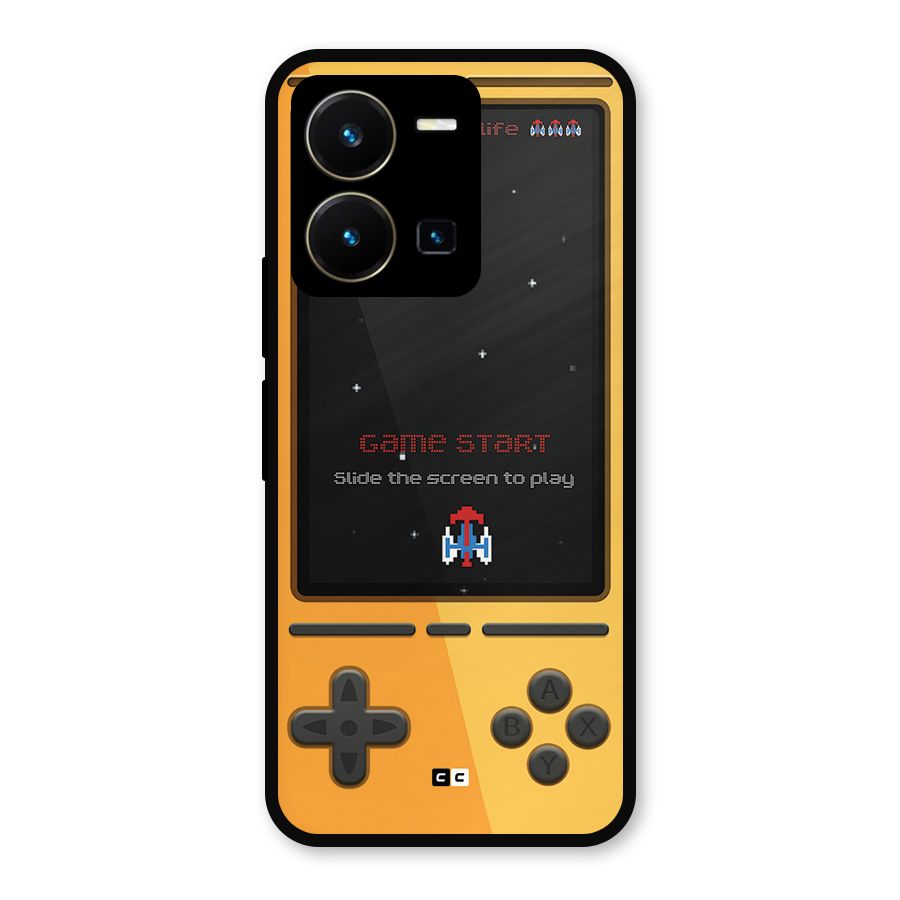 Retro Gamepad Metal Back Case for Vivo Y35