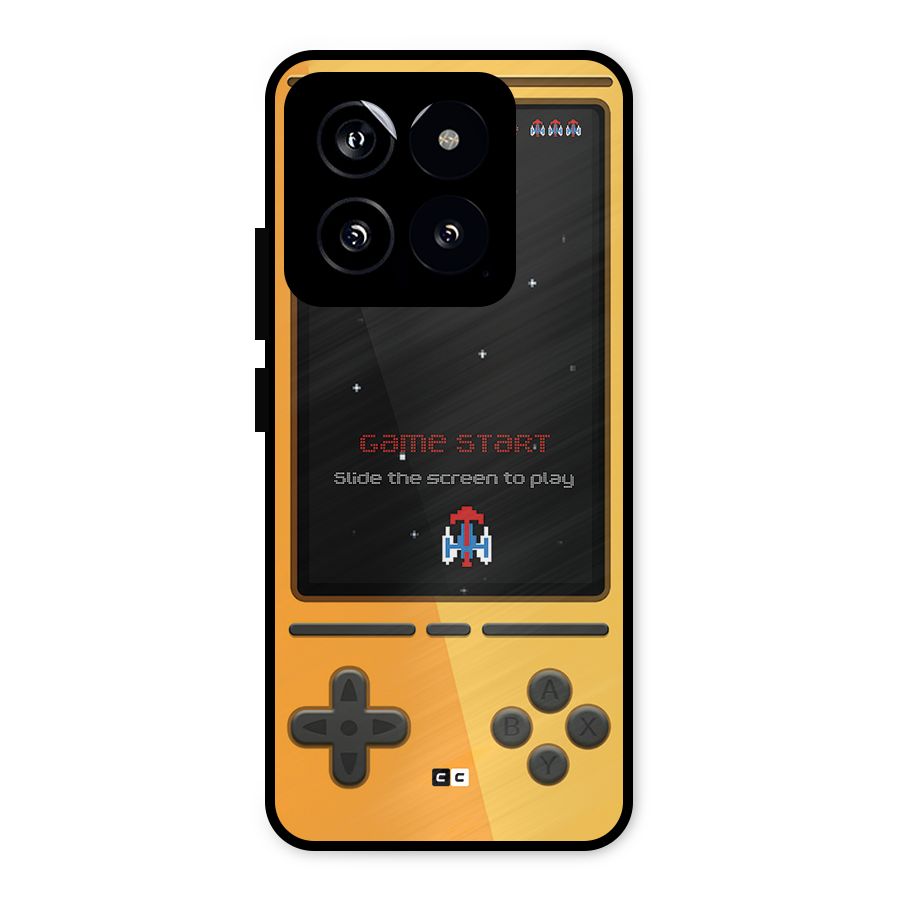 Retro Gamepad Metal Back Case for Xiaomi 14