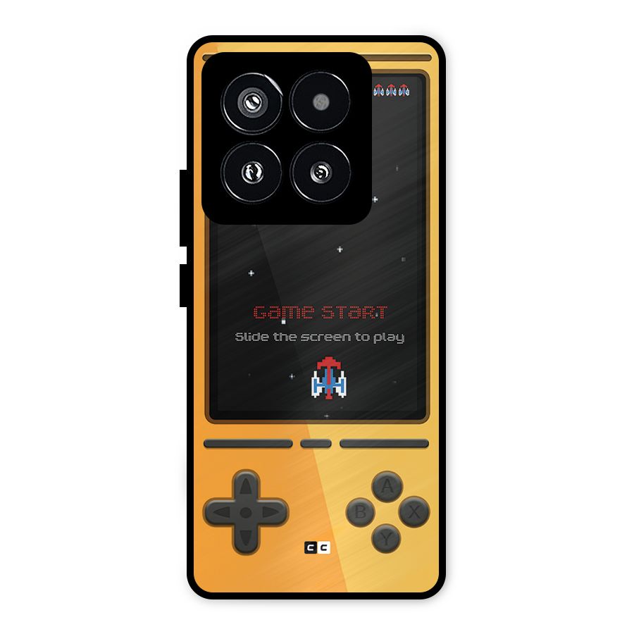 Retro Gamepad Metal Back Case for Xiaomi 14 Pro