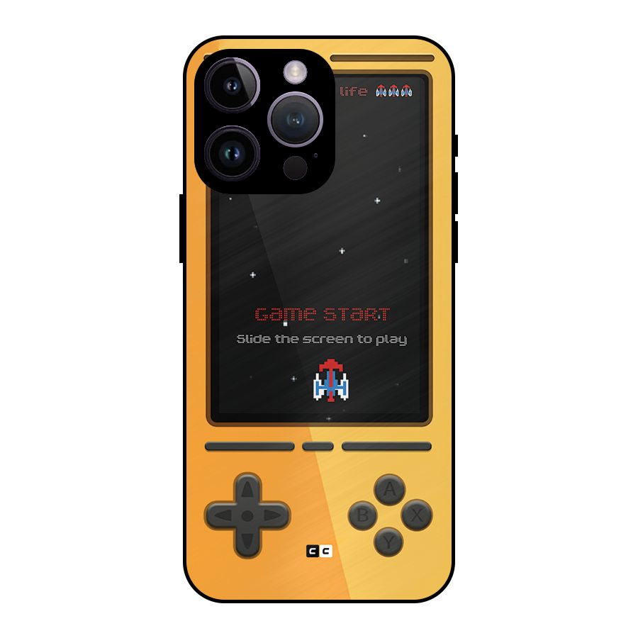 Retro Gamepad Metal Back Case for iPhone 14 Pro Max