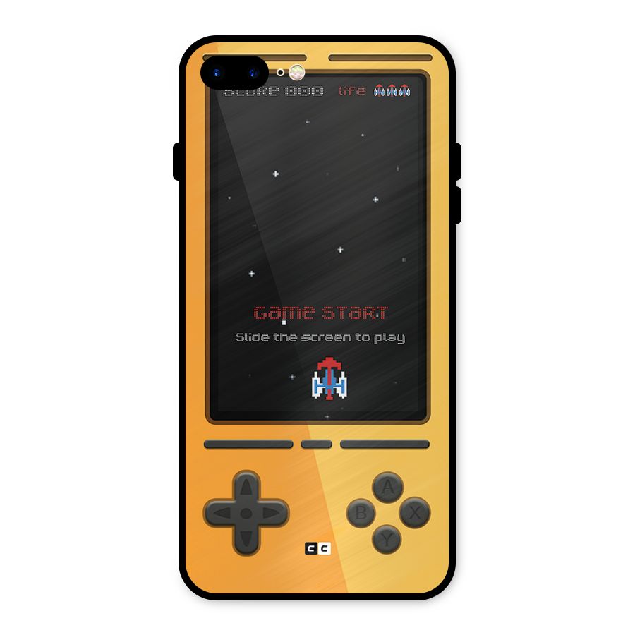 Retro Gamepad Metal Back Case for iPhone 8 Plus