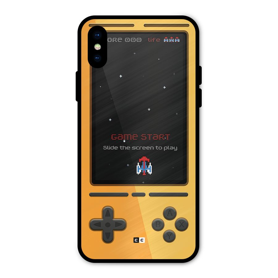 Retro Gamepad Metal Back Case for iPhone X
