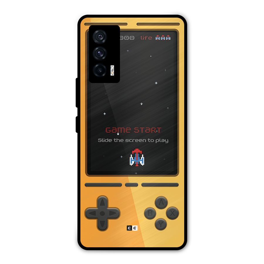 Retro Gamepad Metal Back Case for iQOO 7 5G