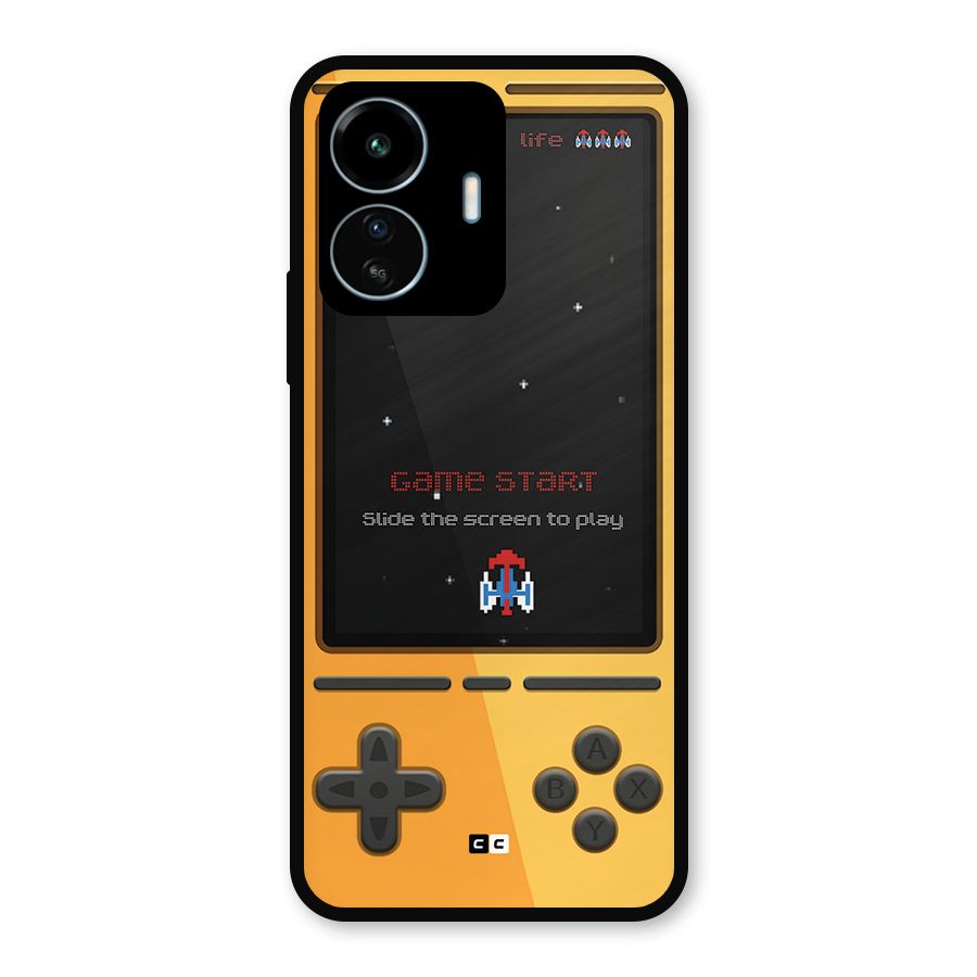 Retro Gamepad Metal Back Case for vivo iQOO Z6 Lite 5G