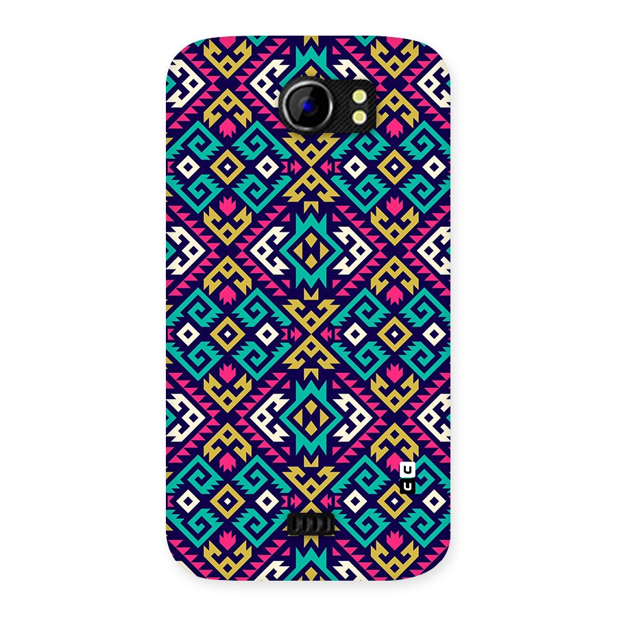 Retro Geometric Pattern Back Case for Canvas 2 A110