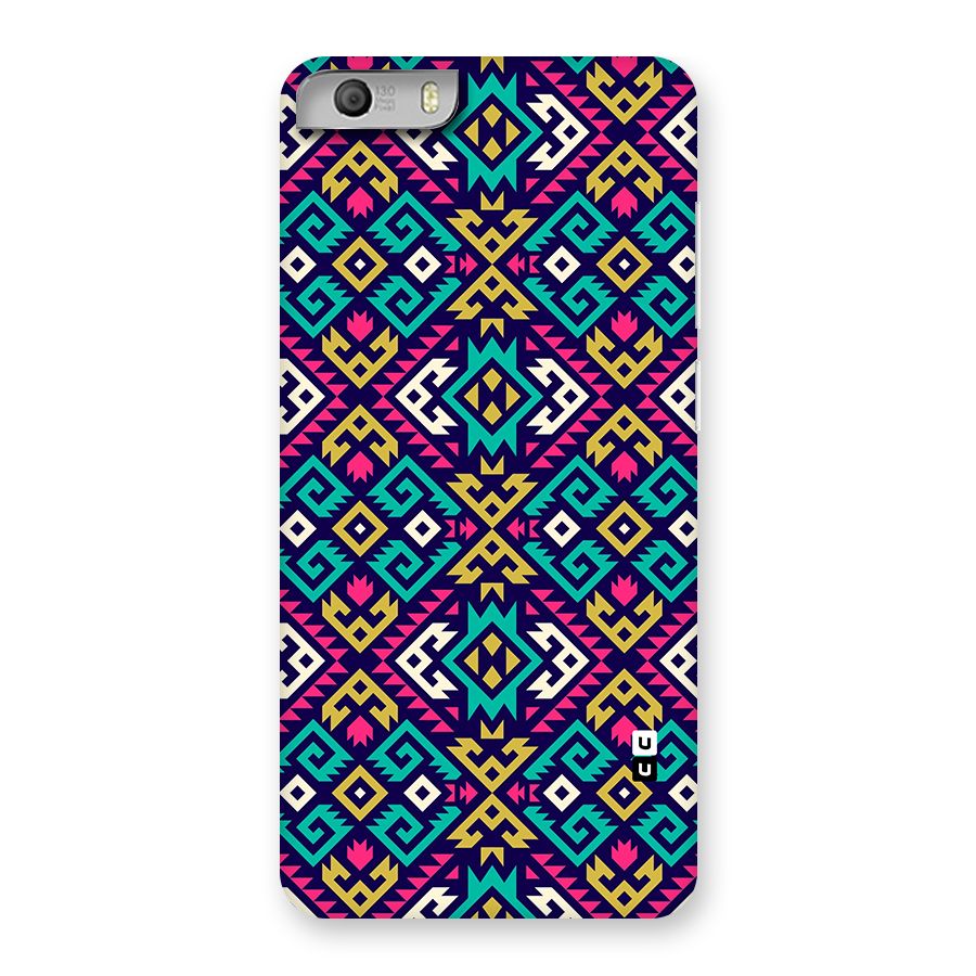 Retro Geometric Pattern Back Case for Canvas Knight 2