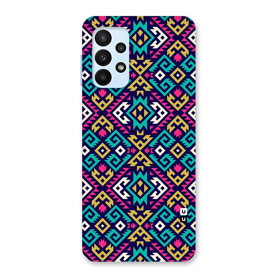 Retro Geometric Pattern Back Case for Galaxy A23