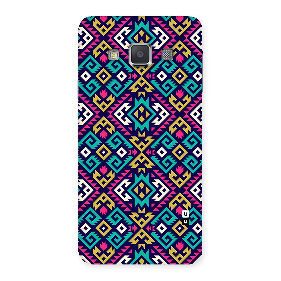 Retro Geometric Pattern Back Case for Galaxy A3