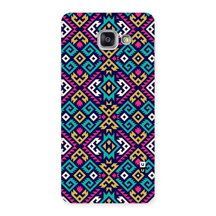 Retro Geometric Pattern Back Case for Galaxy A7 (2016)