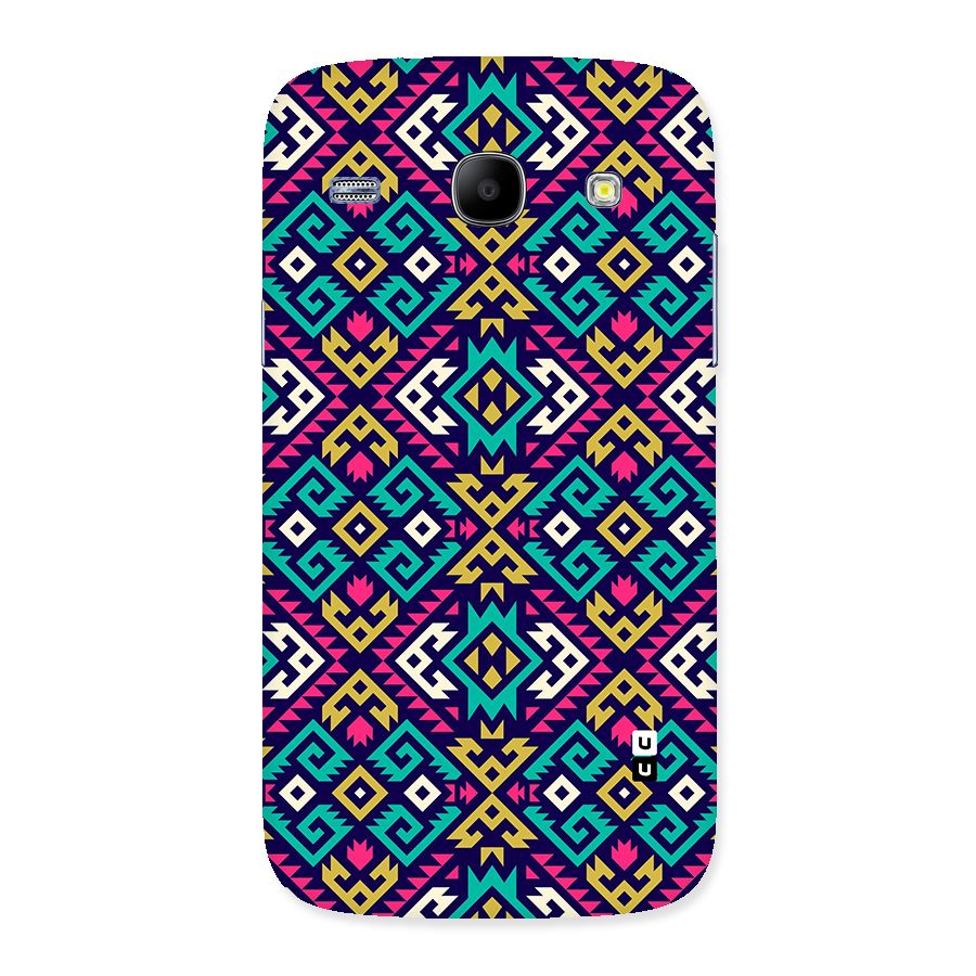 Retro Geometric Pattern Back Case for Galaxy Core